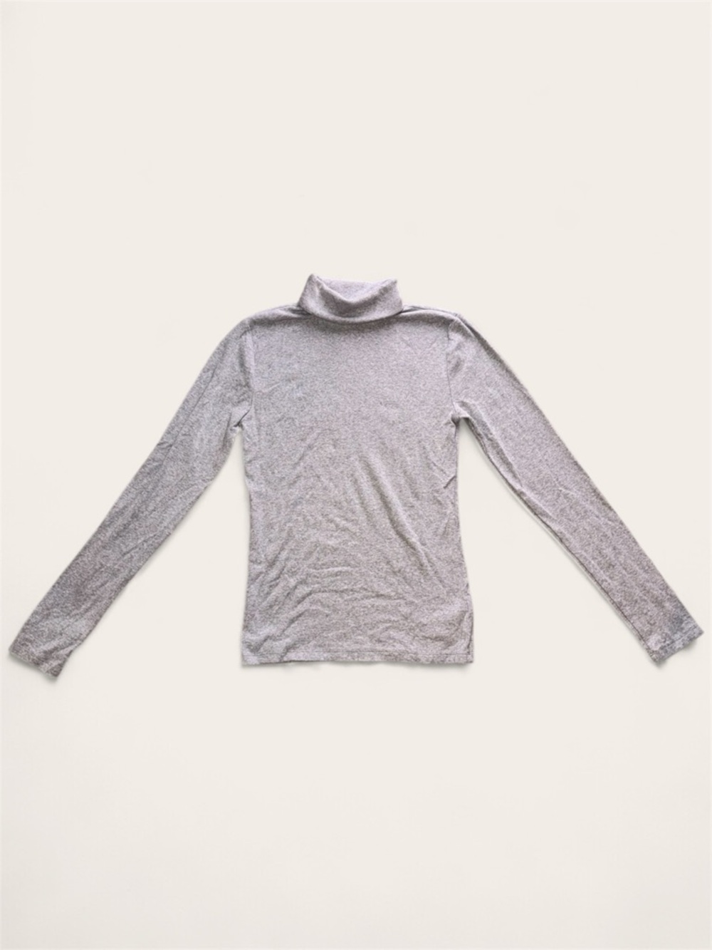 GAP Heather Gray Crew Neck Knit Top Size Small